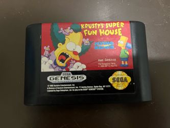 Krusty’s Super Fun House Sega Genesis