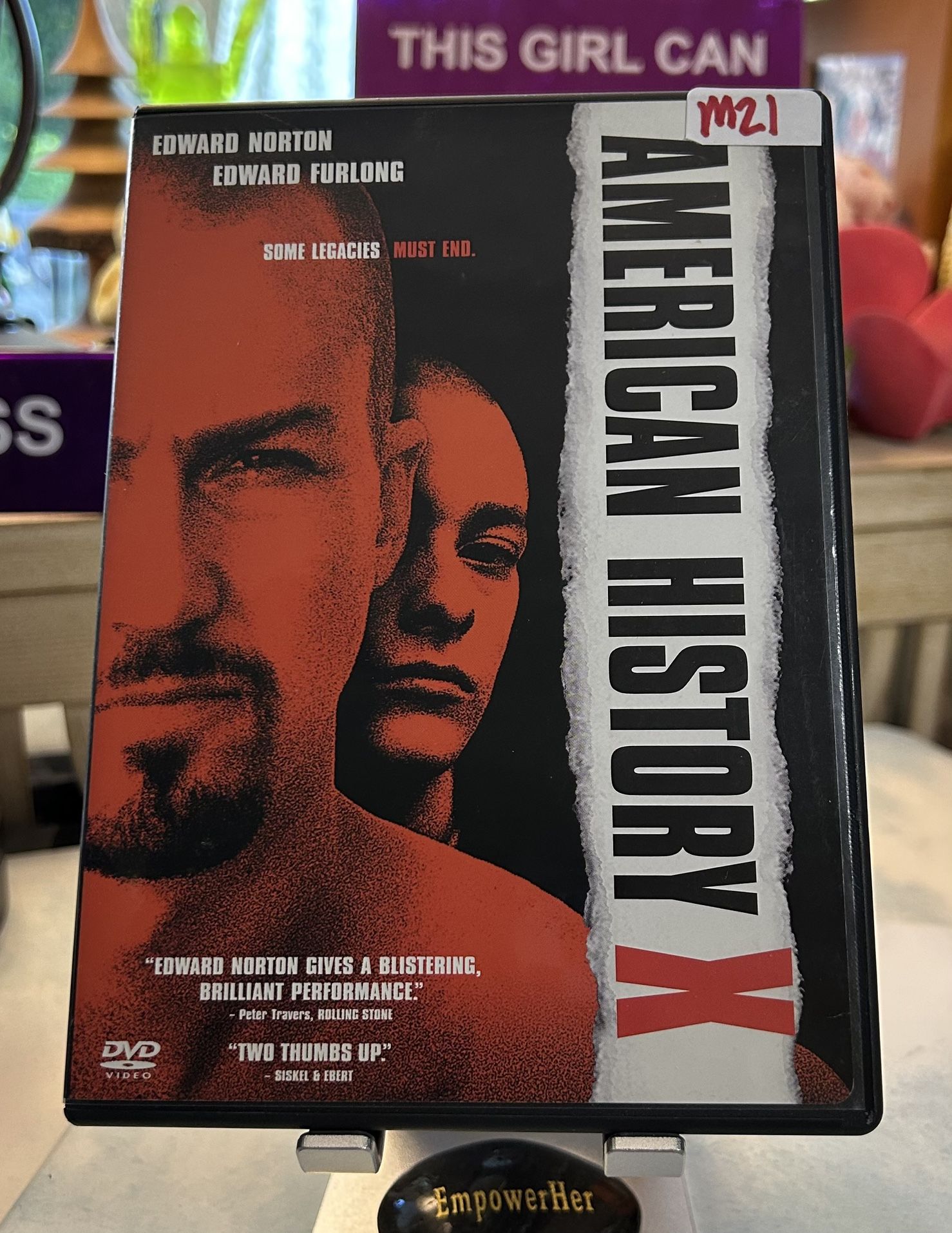 American History X - DVD Rated R Pre owned VG