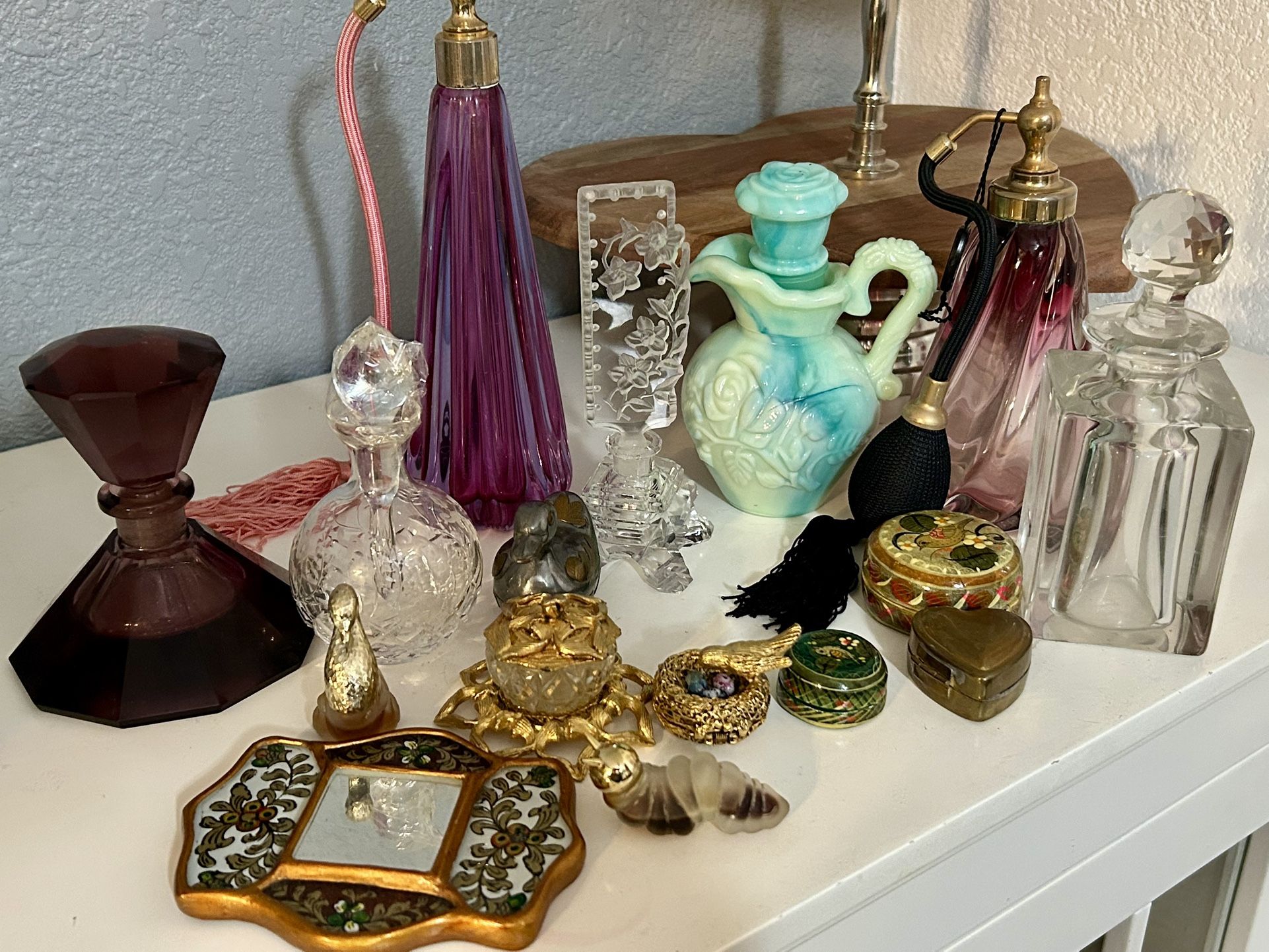 Antique Vintage Perfume Bottles +