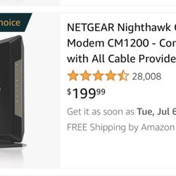 Netgear Nighthawk Cable Modem CM1200