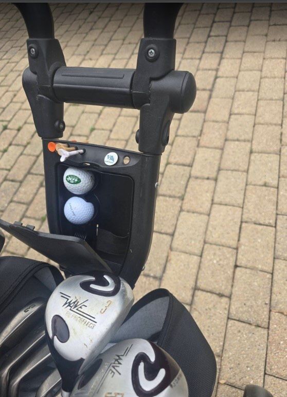 Golf Club Set, Golf Bag and Folding Golf Push Cart PRN your choice - - Read Description - - Make An Offer
