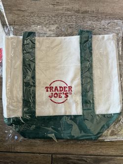 Brand New Trader Joe’s Cute Mini Pastel Canvas Tote  Bags  6 colors $15 each or multiple for $12