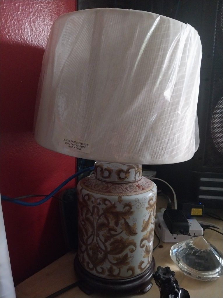 Jewish Lamp With 18K Gold Trimmings