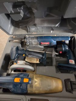 Set of Ryobi tools