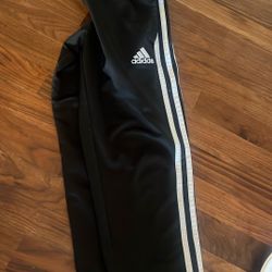 Kids Adidas Pants/ Black Converse 