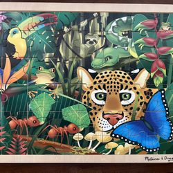 Melissa And Doug Wooden Jigsaw Puzzles