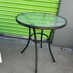 Glass-Top Coffee Table 