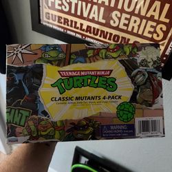 Playmates TMNT Classic Mutants 4 Pack Amazon Release