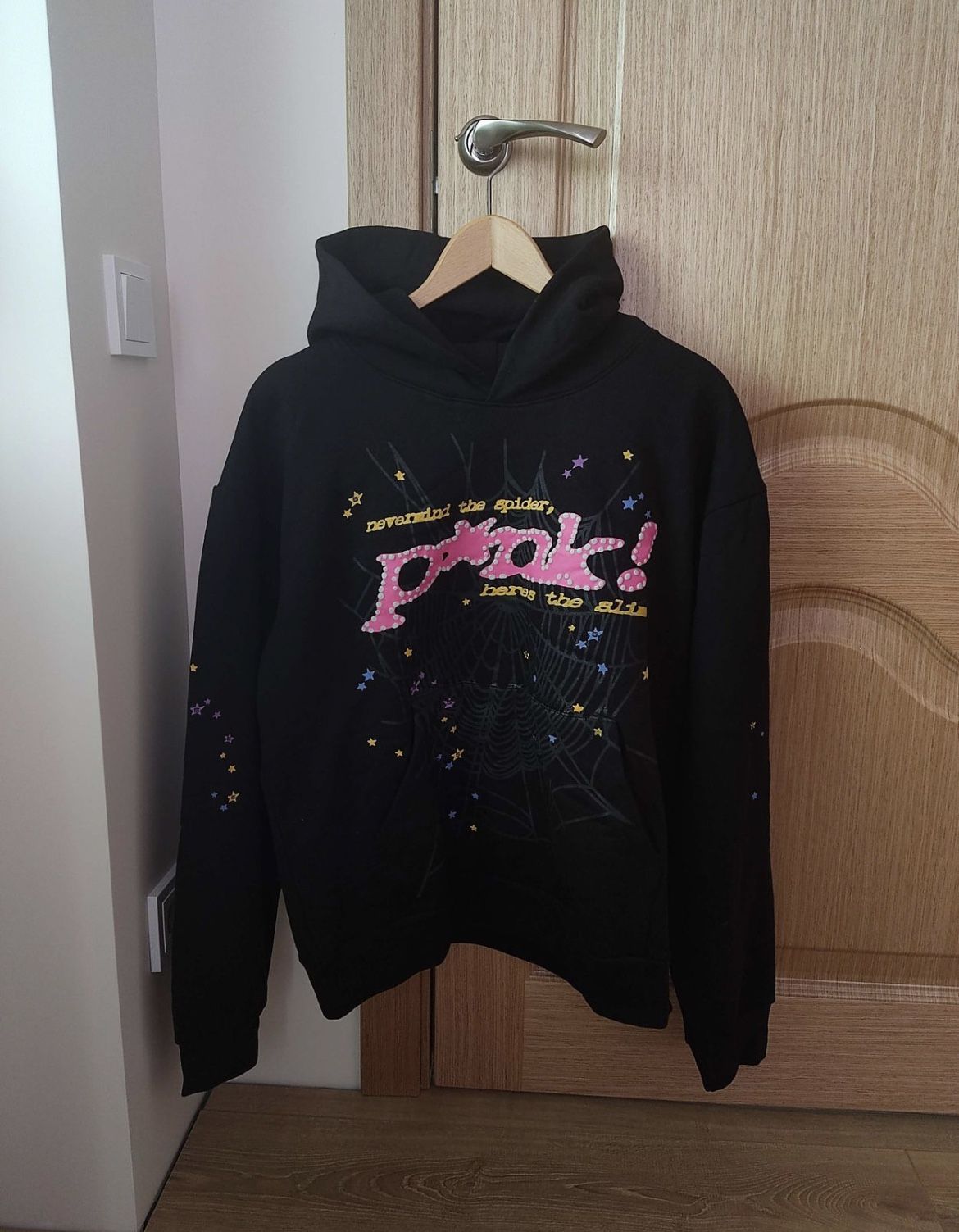 Black sp5der hoodie