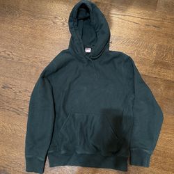 J Crew Sportswear Heavyweight Green Hoodie, Medium