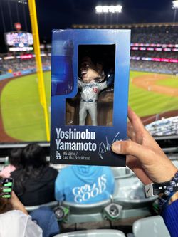 Yoshinobu "Yoshi"  Yamamoto Game 7 Bobblehead 5/27/26  2026 LA Dodgers!!