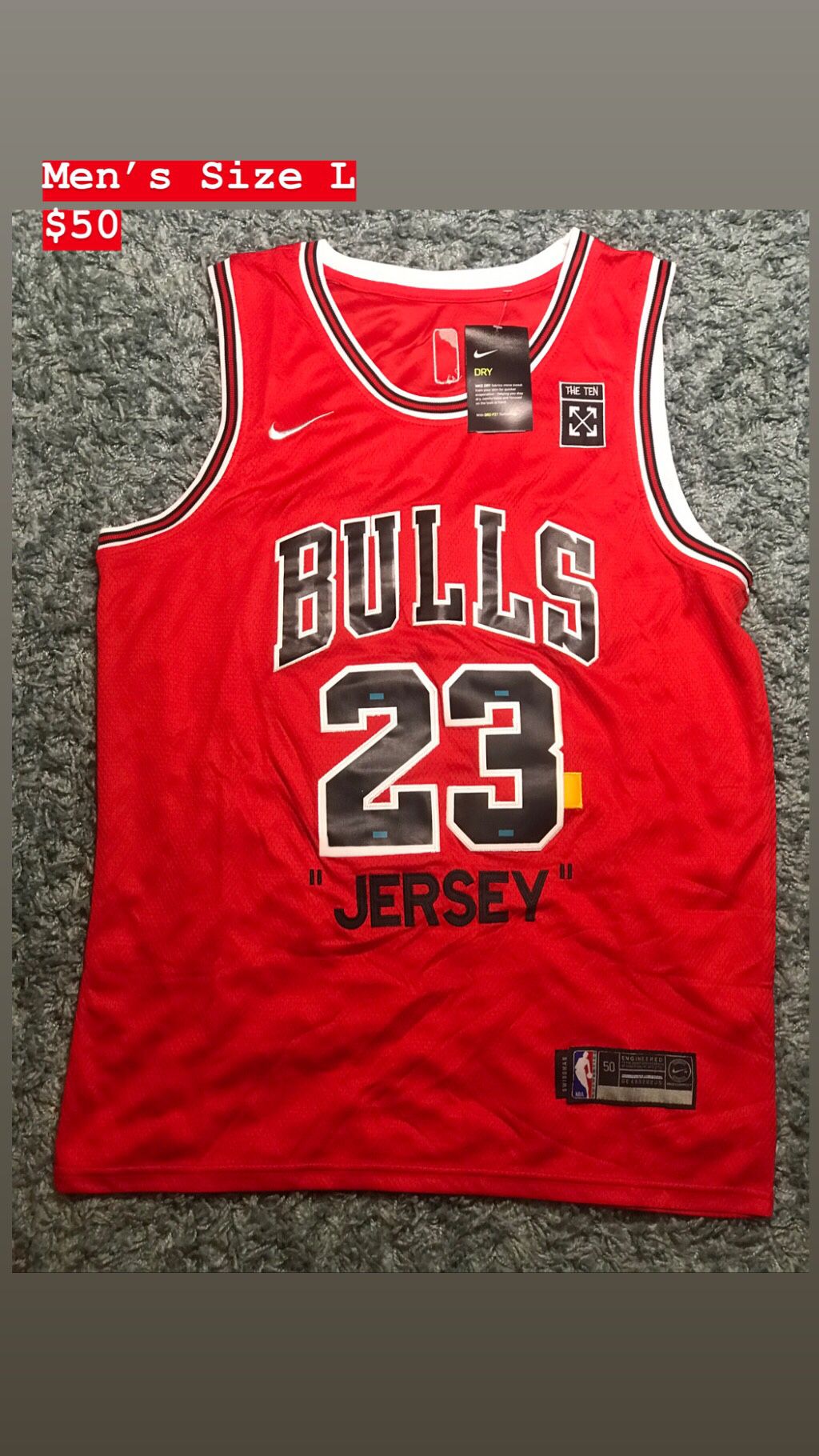 Off White Jordan jersey for Sale in Gray Court, SC - OfferUp