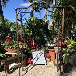 8.25’ Garden Arbor: 60”W x 24”D x 99”H