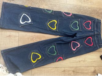 Heart jeans