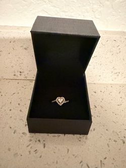 Diamond Double Heart Ring