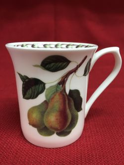 Vintage Queen's Fine China Hookers Fruit Pears Coffee Tea Mug Cup