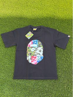 Black ABC camo Bape shirt