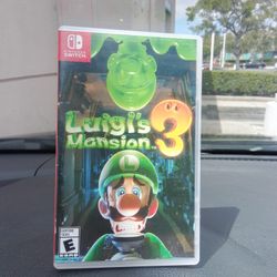 Nintendo Switch Luigi's Mansion 3