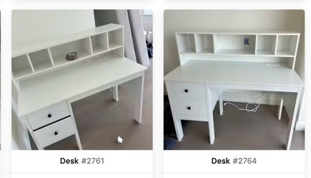 2 matching desks
