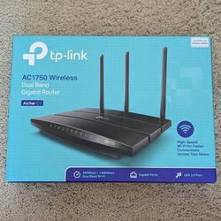 TP-Link AC1750 smart wireless dual band gigabit Archer C7 WiFi internet router & access point