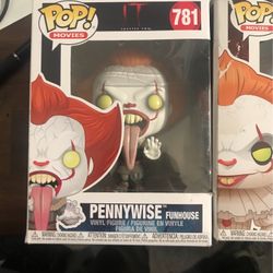 Funko Pop Movies Pennywise Funhouse And Pennywise With Balloon 