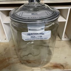2 Gallon Glass Apothecary Display Jar New 