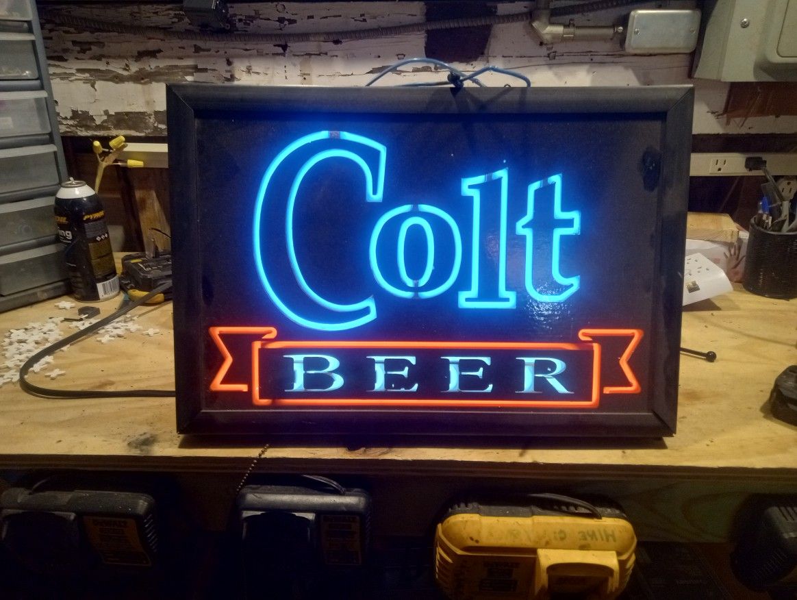 Colt Beer Lighted Sign