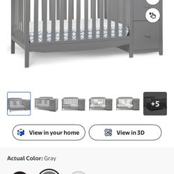 Crib With Changing Station