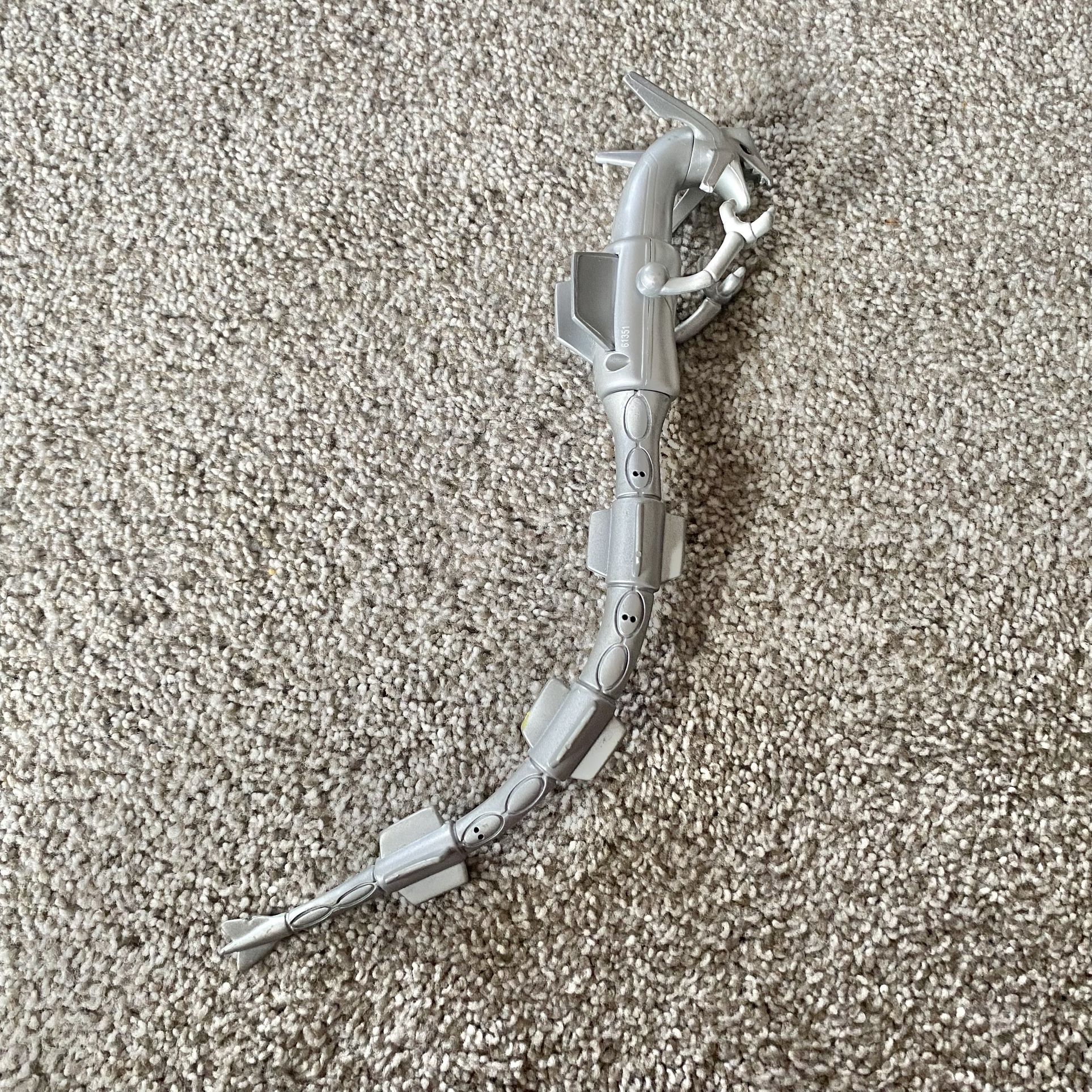 Long Silver Rayquaza Pokémon Action Figure