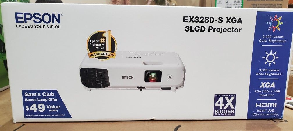 Epson EX3280-S XGA 3 LCD Projector