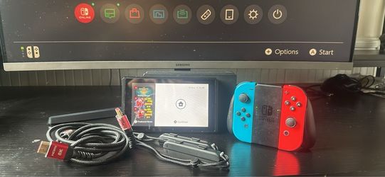 Nintendo switch complete with dock