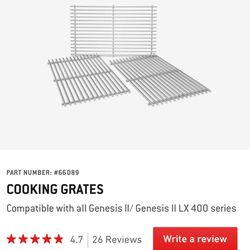 Weber Genesis Stainless Steel Cooking Grates