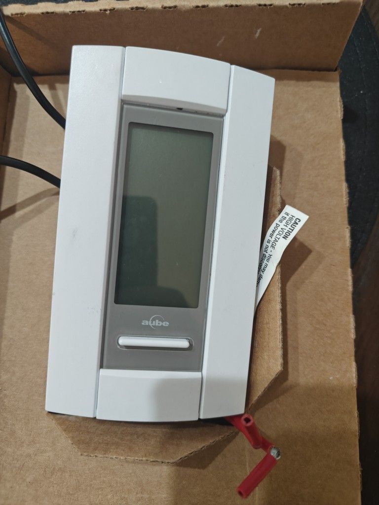 Aube Technologies TH115-A-120S 7-Day Programmable Line Voltage Thermostat for Electric Heating