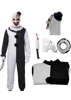 Creepy clown costume