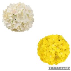 Artificial Silk Flower Hydrangea ($5/bag)