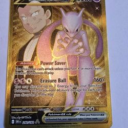 Team Rockets Mewtwo EX 240/182 Hyper Rare