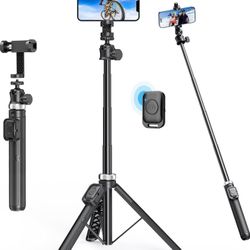 New Extendable Phone Tripod for iPhone & Selfie Stick with Remote