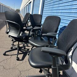 Steelcase Leap V2 Office Chairs Like New 