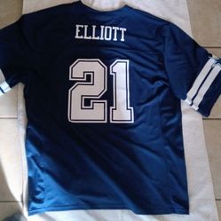 Nike Ezekiel Elliott #21 Dallas Cowboys Jersey Pre-owned Like New