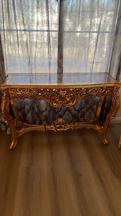 Antique buffet table Antique buffet table