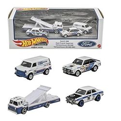 Hot Wheels Premium Diorama Ford Set Transit SuperVan C-800 Escort Rs