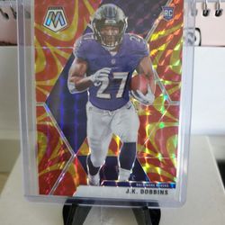 Raven JK Dobbins Rookie Refractor Card