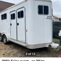 Horse Trailer Aluminum 7'6Tall Warmblood