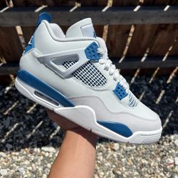 Jordan 4 Military Blue (Size 6.5Y, 7Y, 9.5, 10, 10.5, 11, 12, 13)