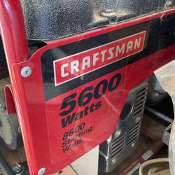 Craftsman Generator 5600 watts