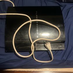 ps3 (only has power cord with it) still works and turns on 