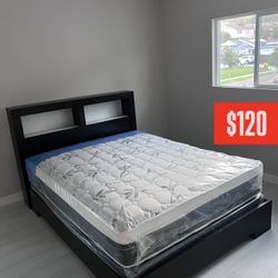 Full Size Mattress Pillow Top Bamboo Brand New 