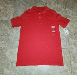 Oshkosh boys red collar ♥️ shirt new