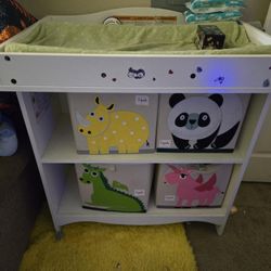 Changing Table/Bookcase W/Storage
