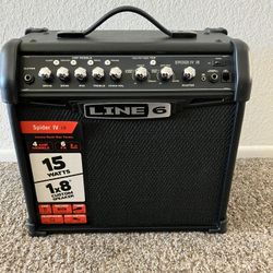 Line 6 Spider IV 15 Electric Guitar Amp Like New 